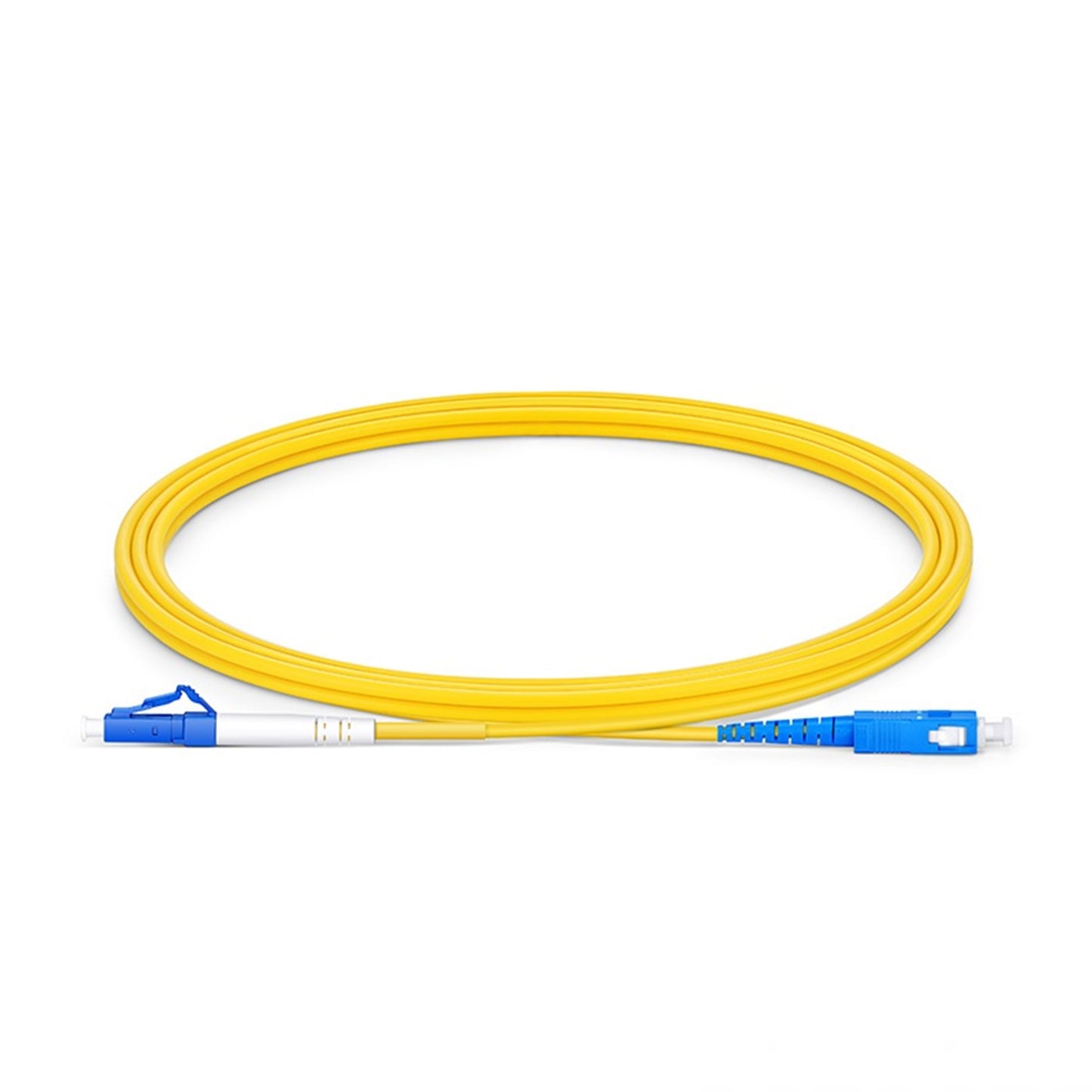 2 m Fiber Patch Cable, LC UPC to LC UPC, Duplex, 2 Fibers, Single Mode (OS2)