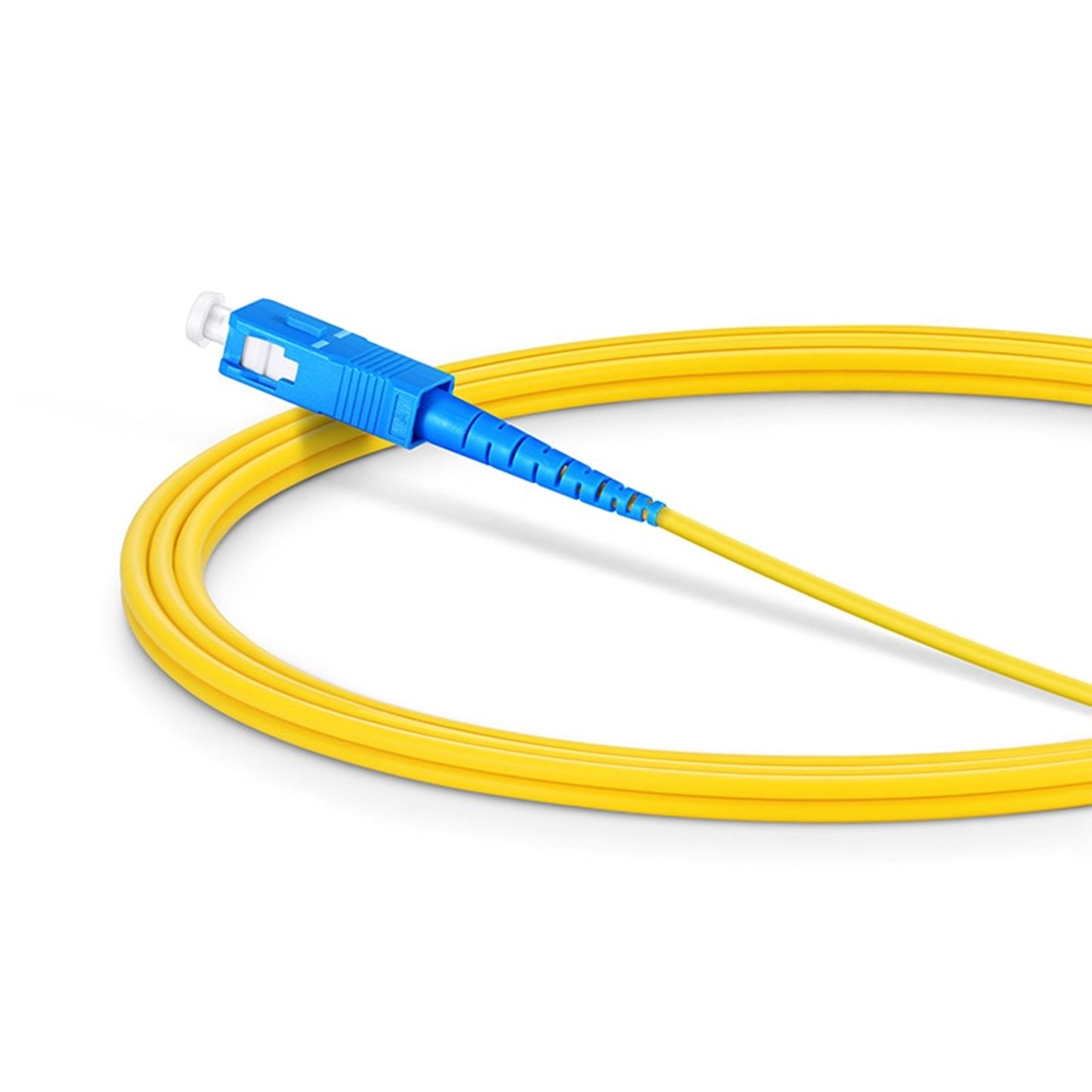 2 m Fiber Patch Cable, LC UPC to LC UPC, Duplex, 2 Fibers, Single Mode (OS2)