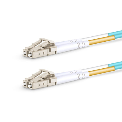 Duplex Fiber Patch Cable 1.5m , LC UPC to LC UPC, 2 Fibers, Multimode (OM3)