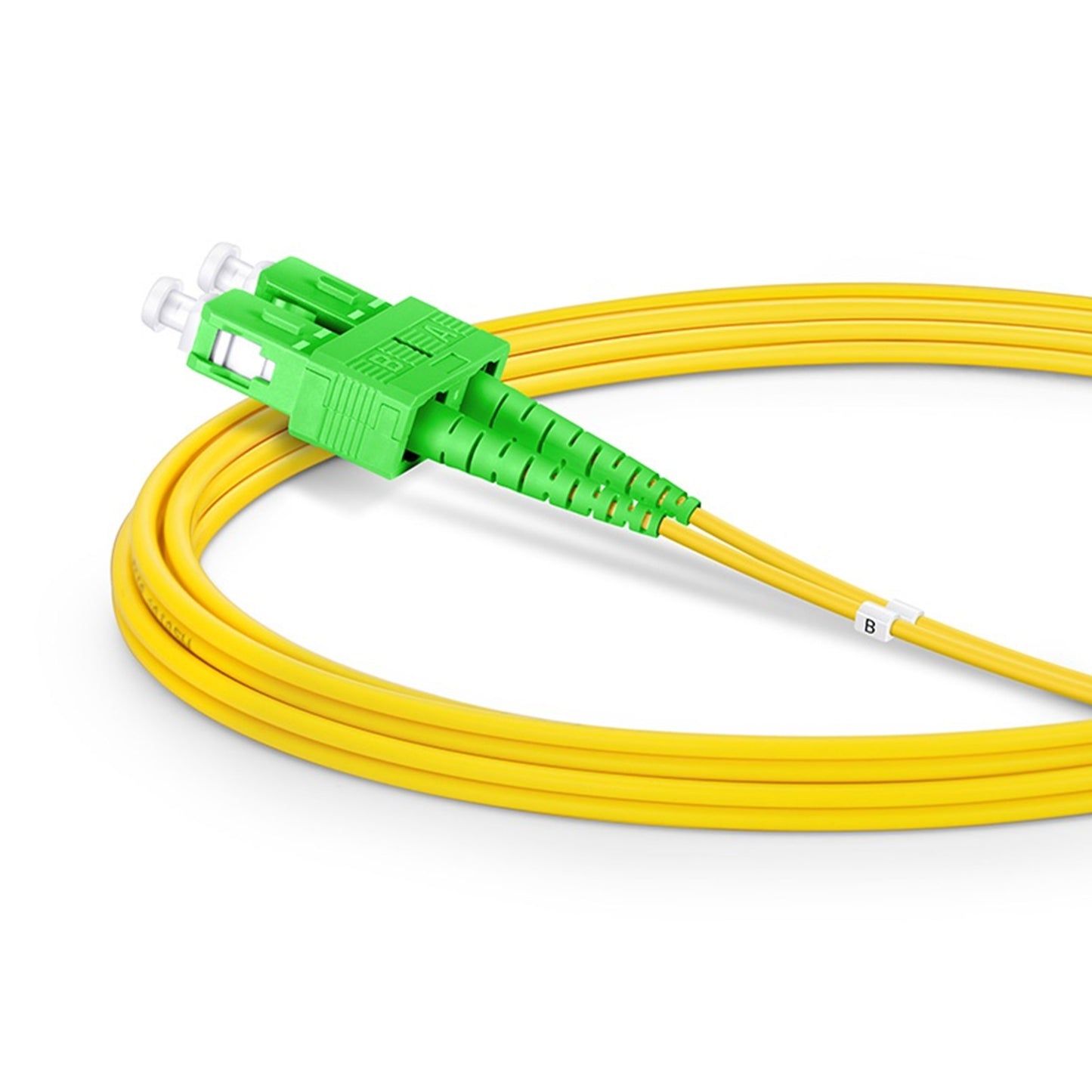 2m  Fiber Patch Cable, LC UPC to SC APC, Duplex, 2 Fibers, Single Mode (OS2)