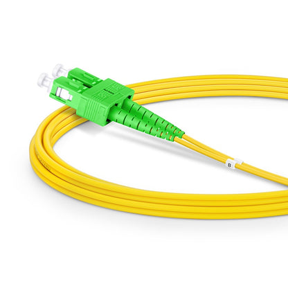 2m  Fiber Patch Cable, LC UPC to SC APC, Duplex, 2 Fibers, Single Mode (OS2)