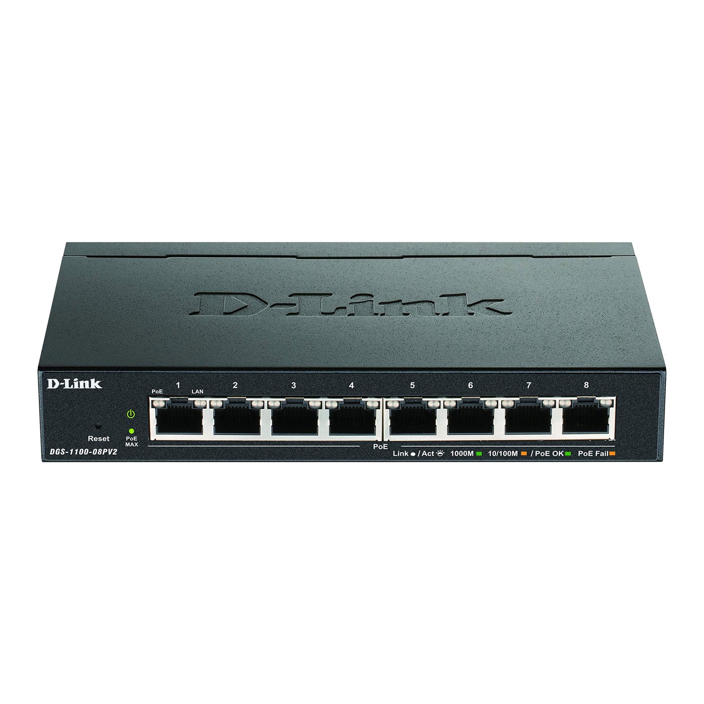 D-Link 8-Port Gigabit PoE Smart Managed Switch
