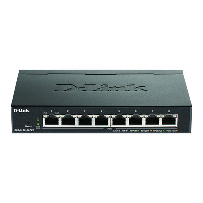 D-Link 8-Port Gigabit PoE Smart Managed Switch