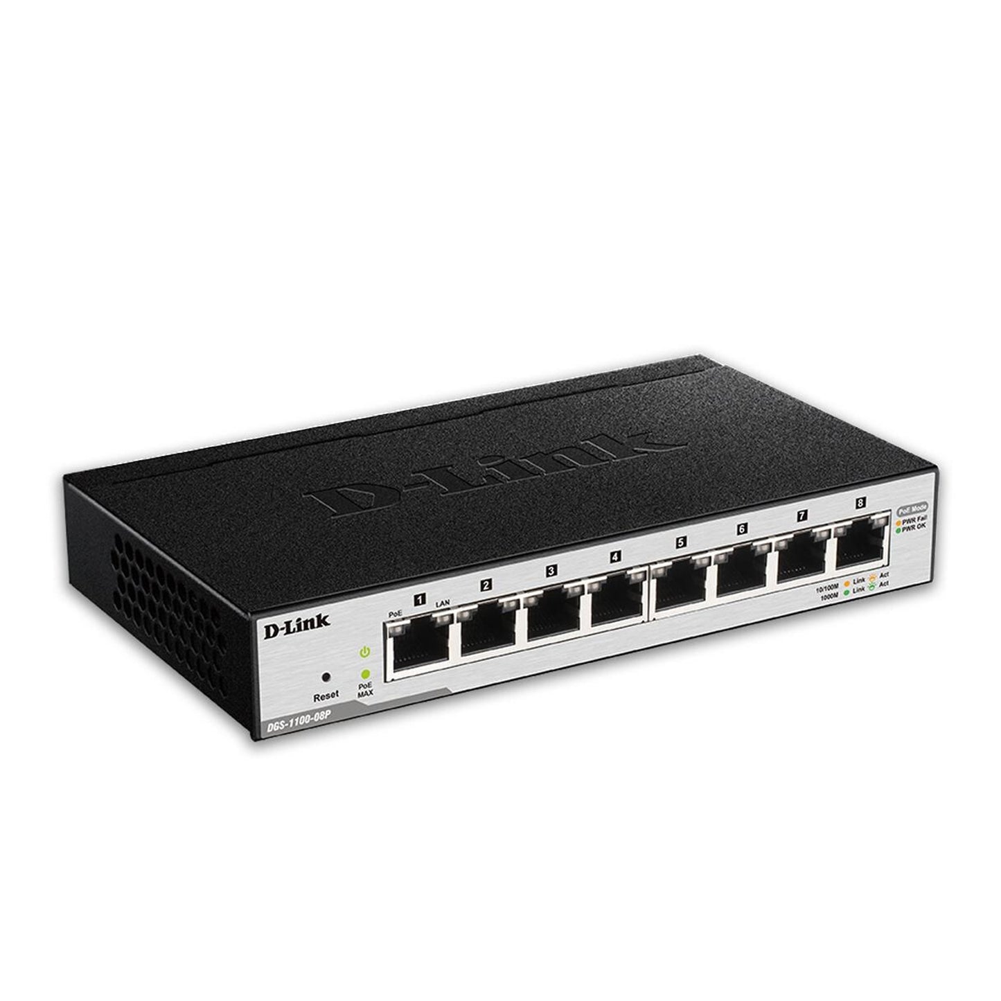 D-Link 8-Port Gigabit PoE Smart Managed Switch