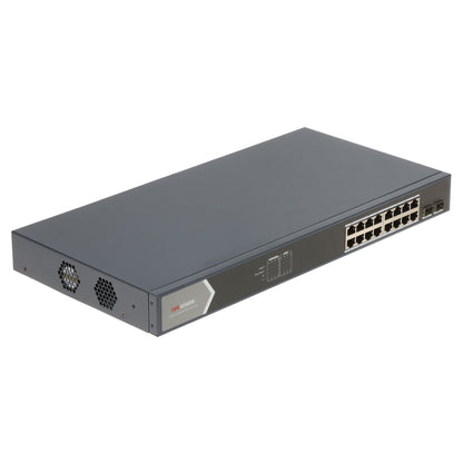 Hikvision 16-Port Gigabit Unmanaged PoE DS-3E0518P-E/M
