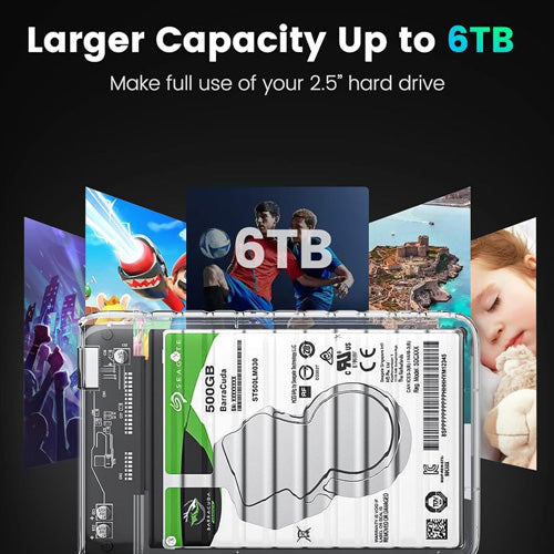 ORICO  USB C 2.5" SATA Enclosure