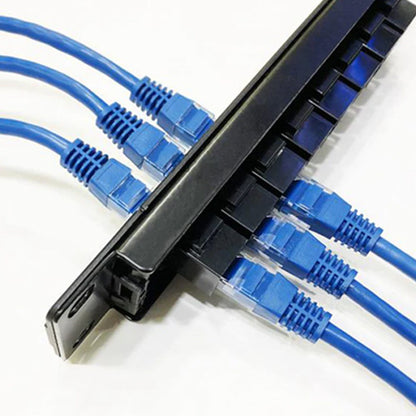 24 Ports Patch Pannel Pasthrough with Keystone