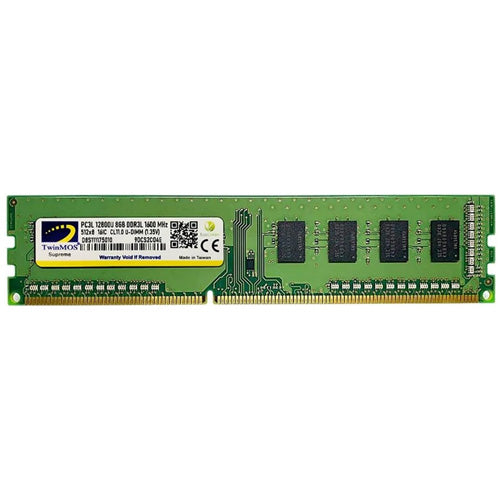 Twinmos 8GB DDR3 Low Voltage 1600Mhz Desktop Memory