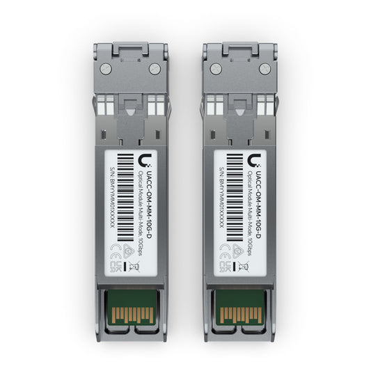 Ubiquiti 10Gbps Single-Mode Optical Module (2 Pack)