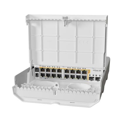 MikroTik netPower 16P POE SWITCH (with Power Adapter)